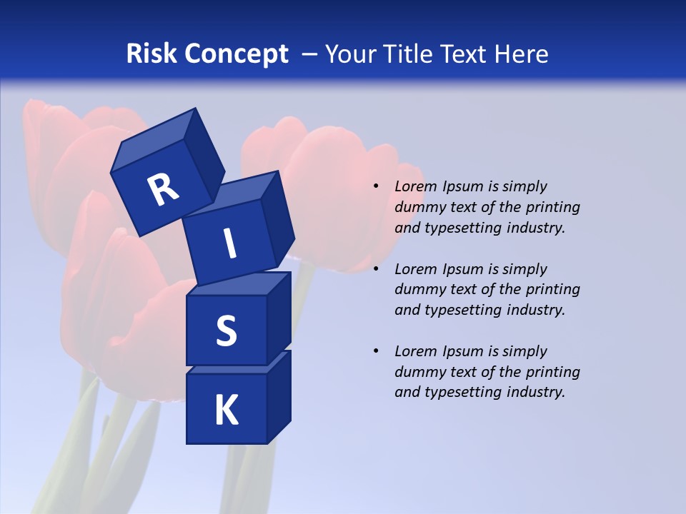 Farm Tulips Romance PowerPoint Template