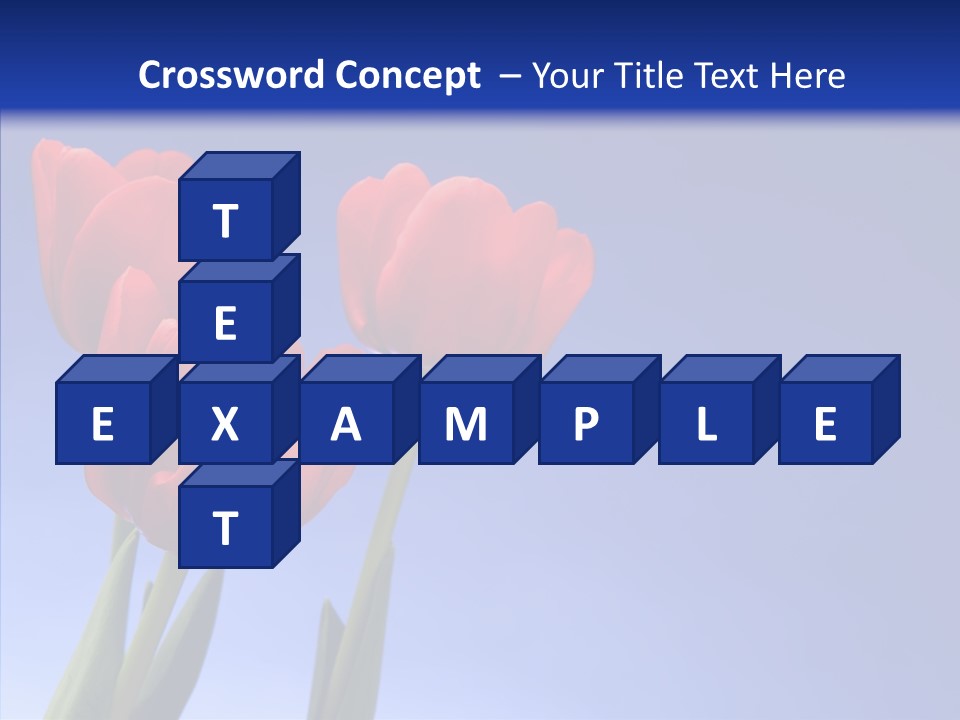 Farm Tulips Romance PowerPoint Template