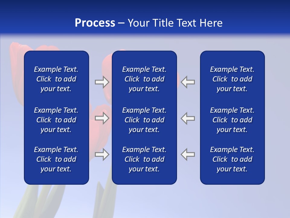 Farm Tulips Romance PowerPoint Template