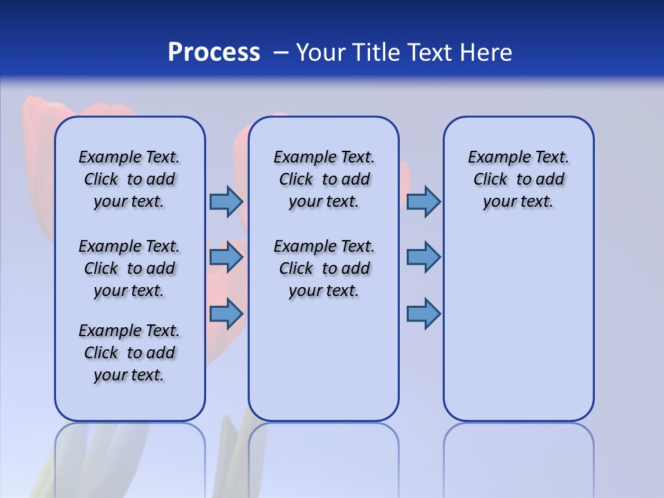 Farm Tulips Romance PowerPoint Template