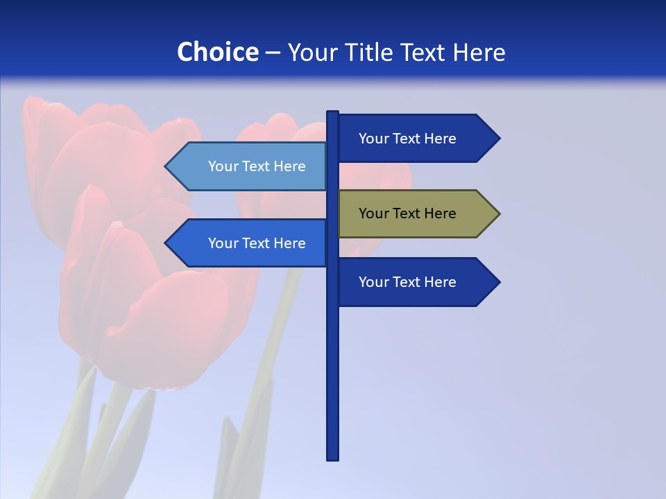 Farm Tulips Romance PowerPoint Template