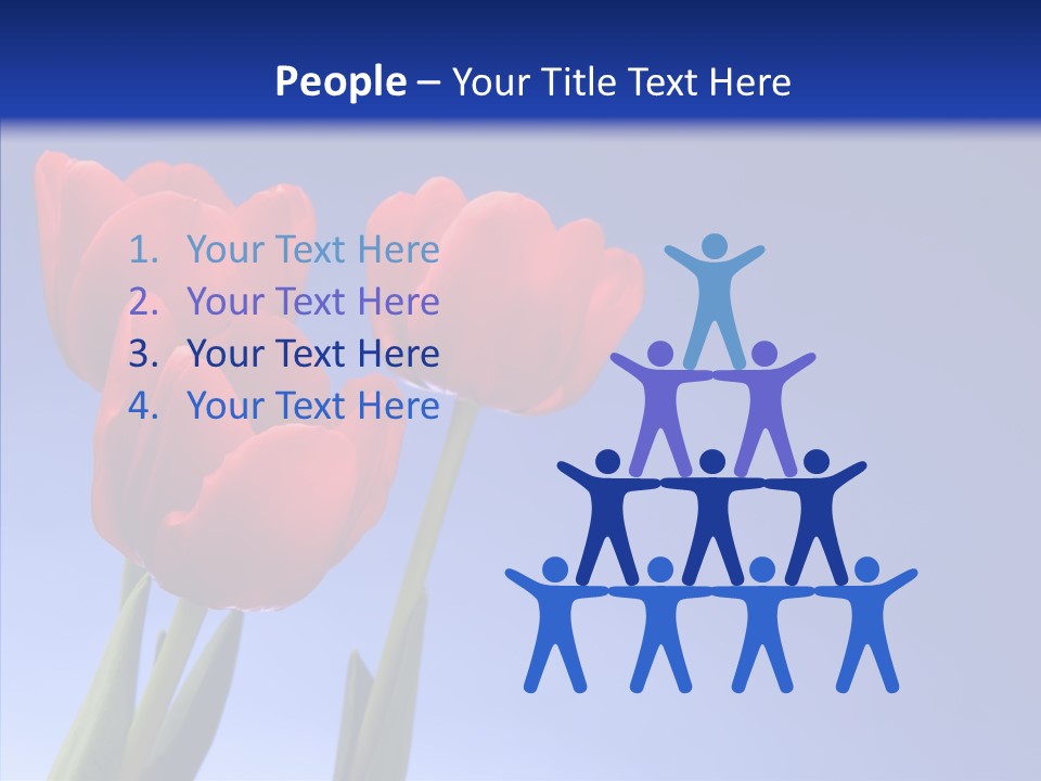 Farm Tulips Romance PowerPoint Template