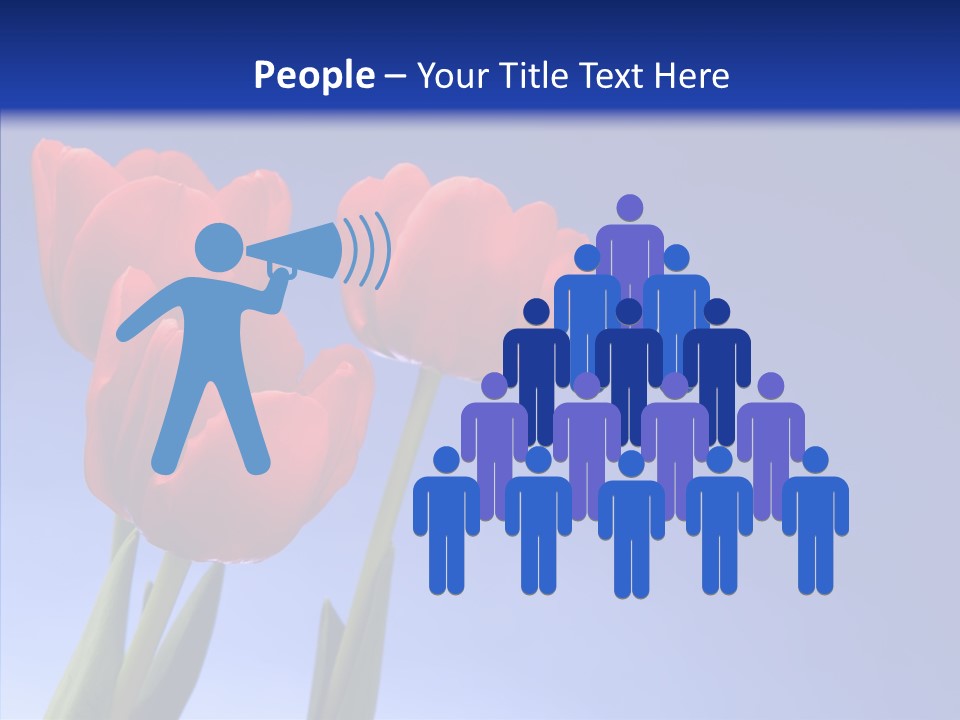 Farm Tulips Romance PowerPoint Template