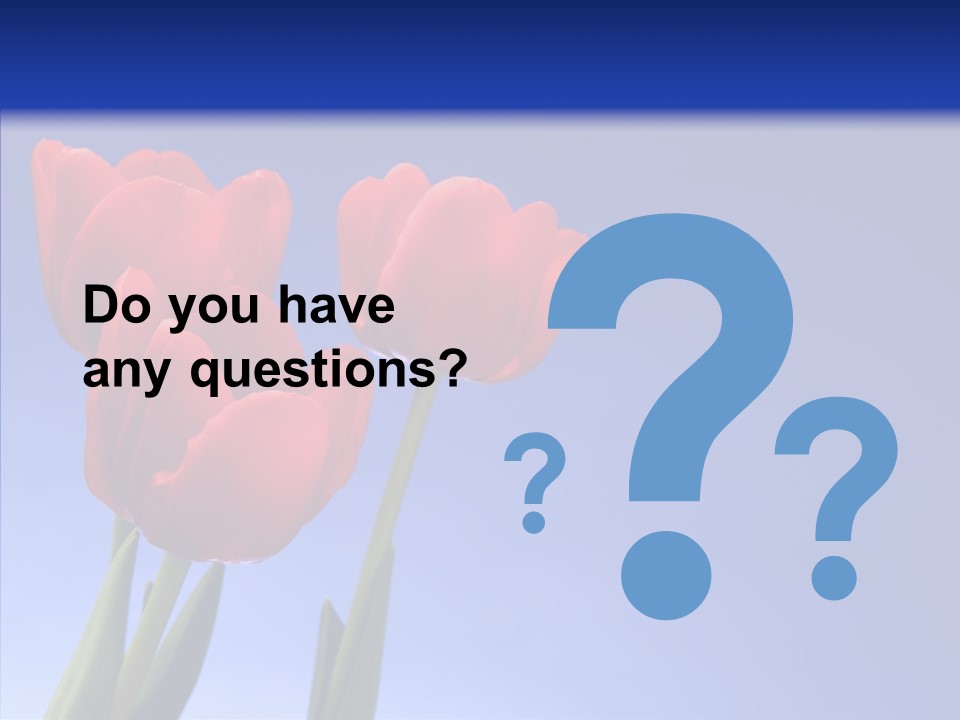 Farm Tulips Romance PowerPoint Template