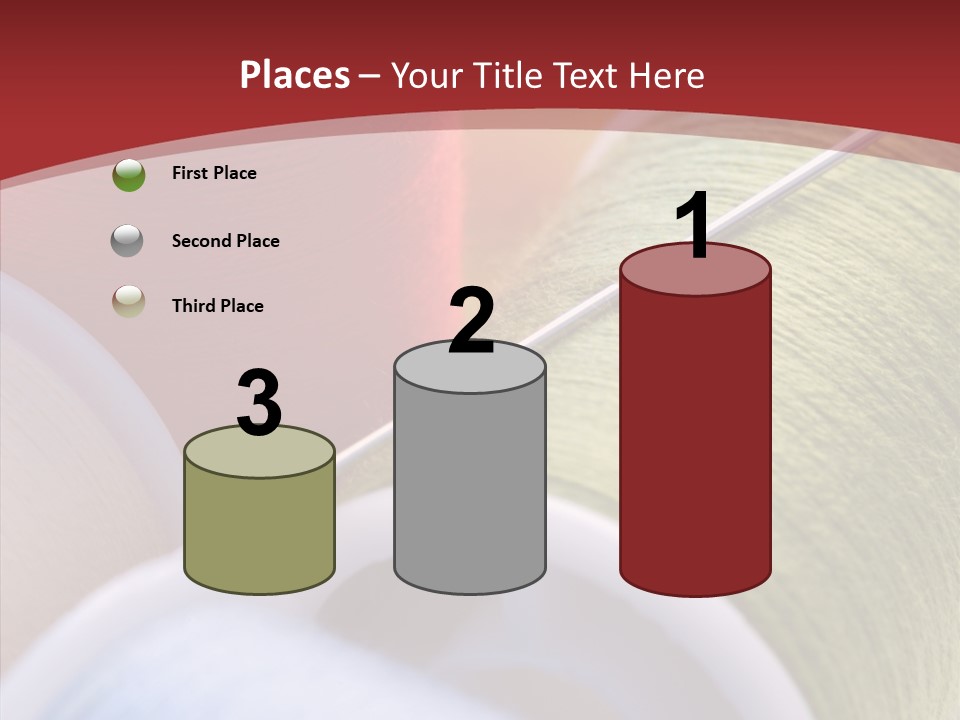 Yarn Fabric Abstract PowerPoint Template