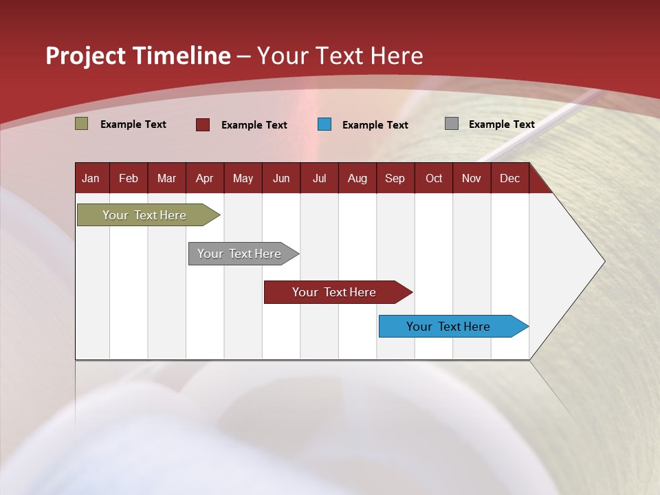 Yarn Fabric Abstract PowerPoint Template