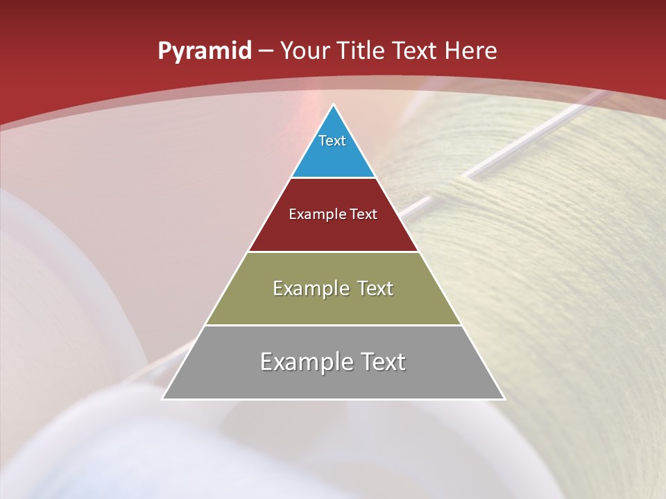 Yarn Fabric Abstract PowerPoint Template