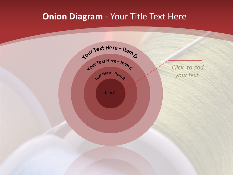 Yarn Fabric Abstract PowerPoint Template