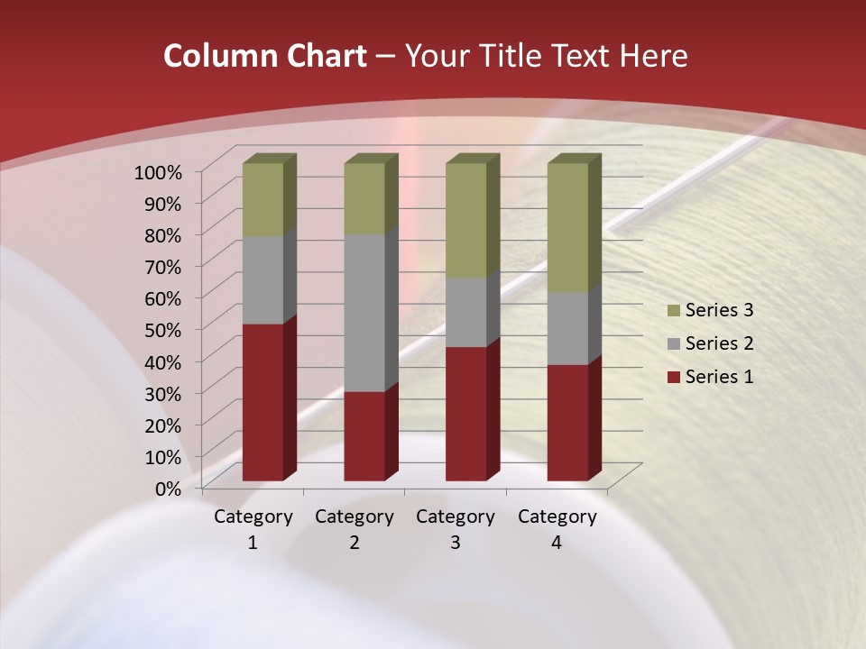Yarn Fabric Abstract PowerPoint Template