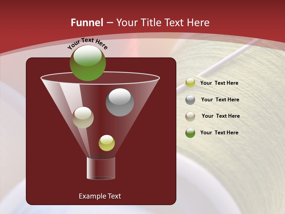 Yarn Fabric Abstract PowerPoint Template