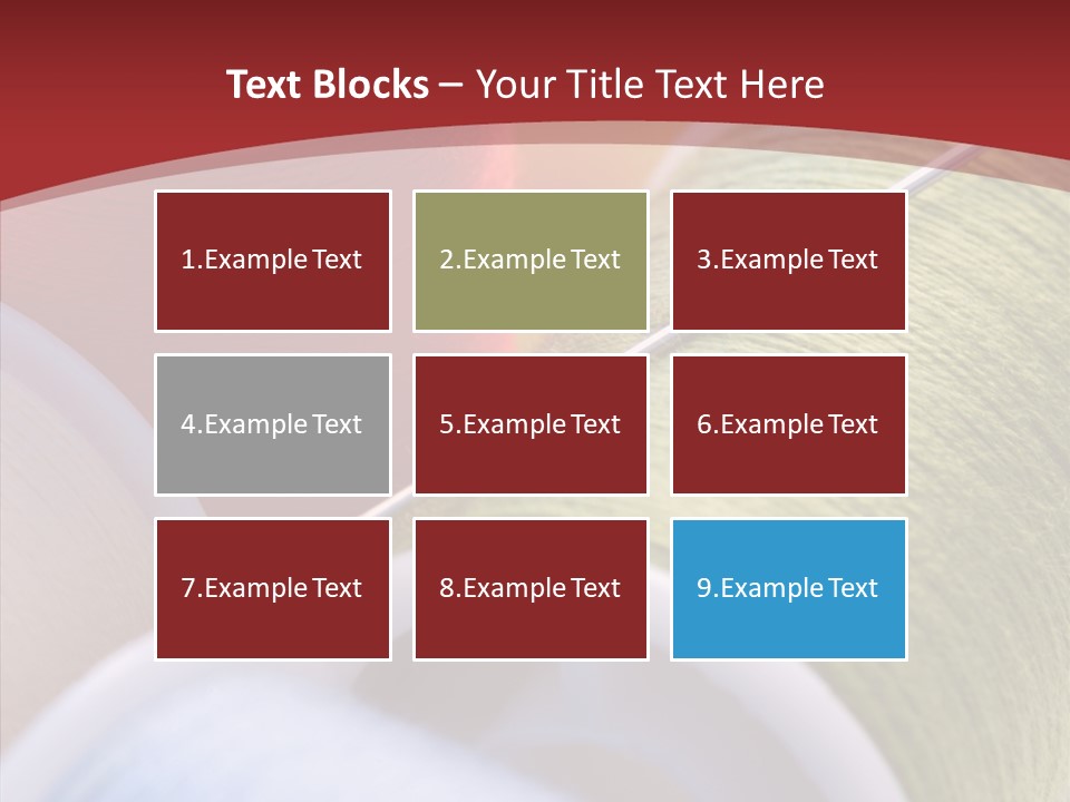 Yarn Fabric Abstract PowerPoint Template