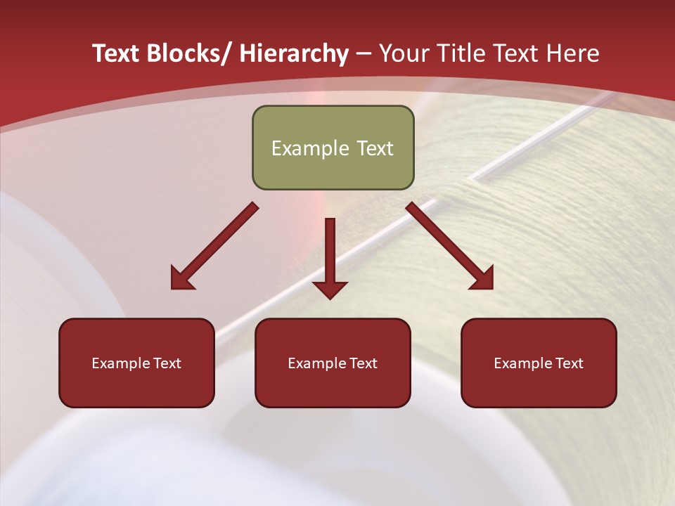 Yarn Fabric Abstract PowerPoint Template