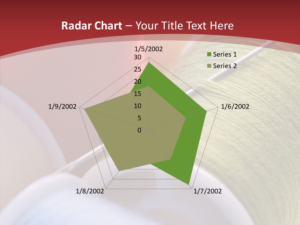 Yarn Fabric Abstract PowerPoint Template
