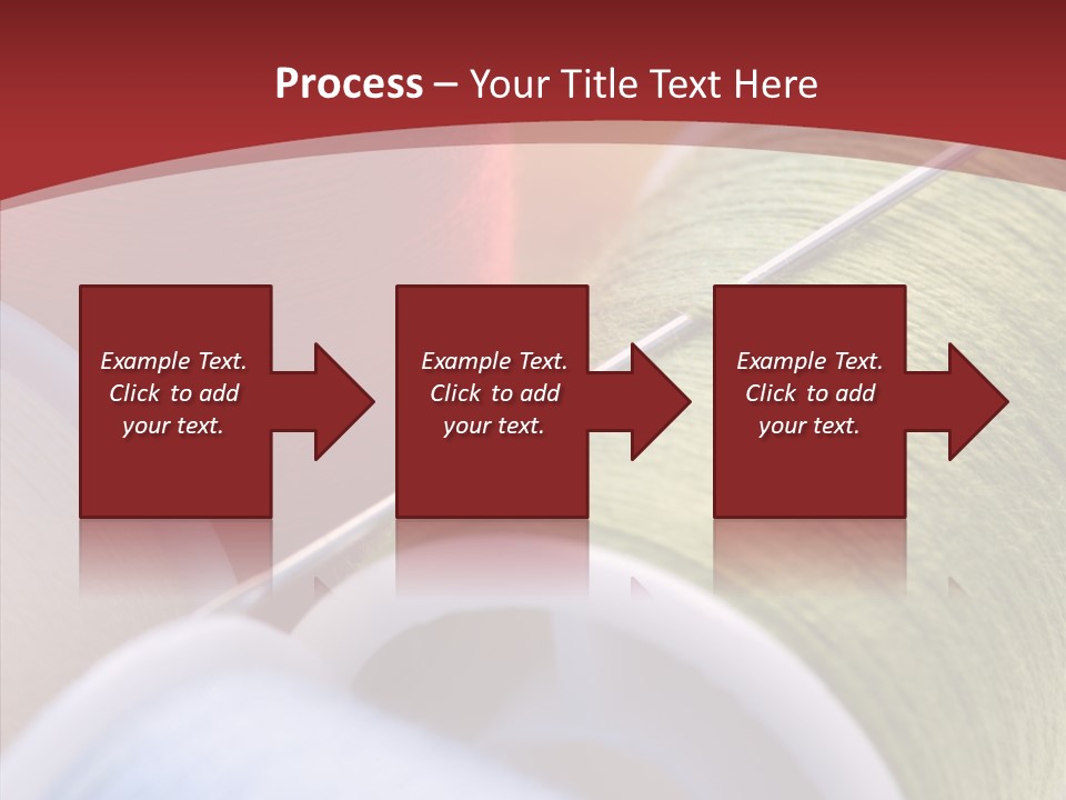 Yarn Fabric Abstract PowerPoint Template