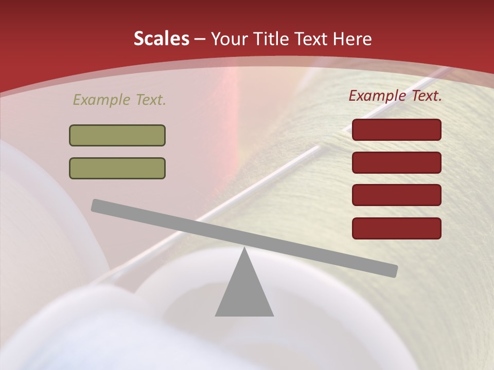 Yarn Fabric Abstract PowerPoint Template