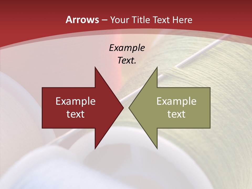 Yarn Fabric Abstract PowerPoint Template