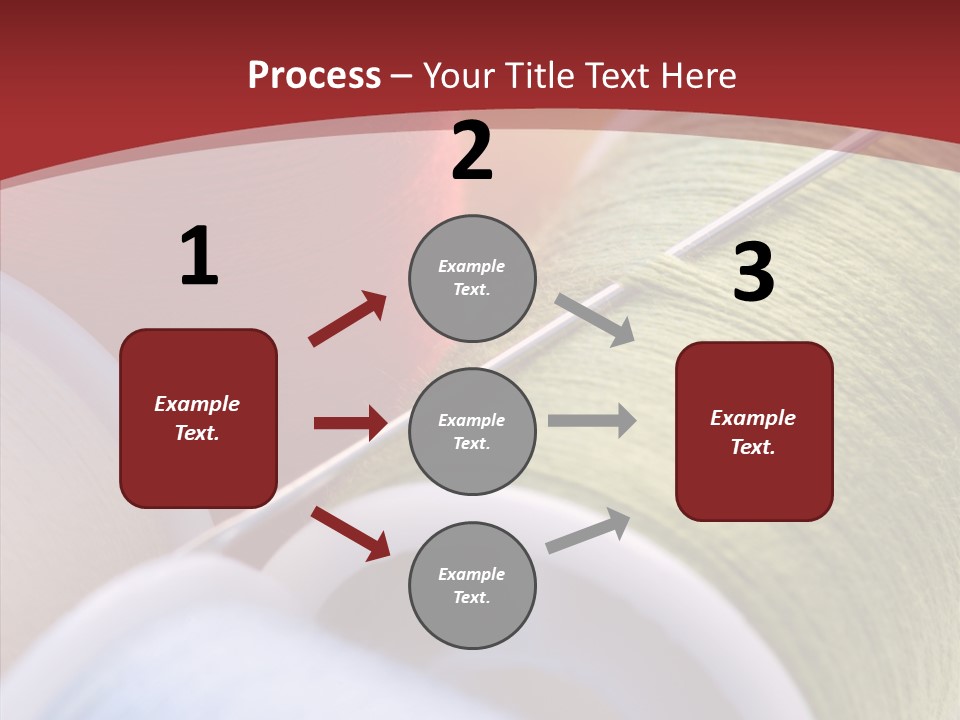 Yarn Fabric Abstract PowerPoint Template