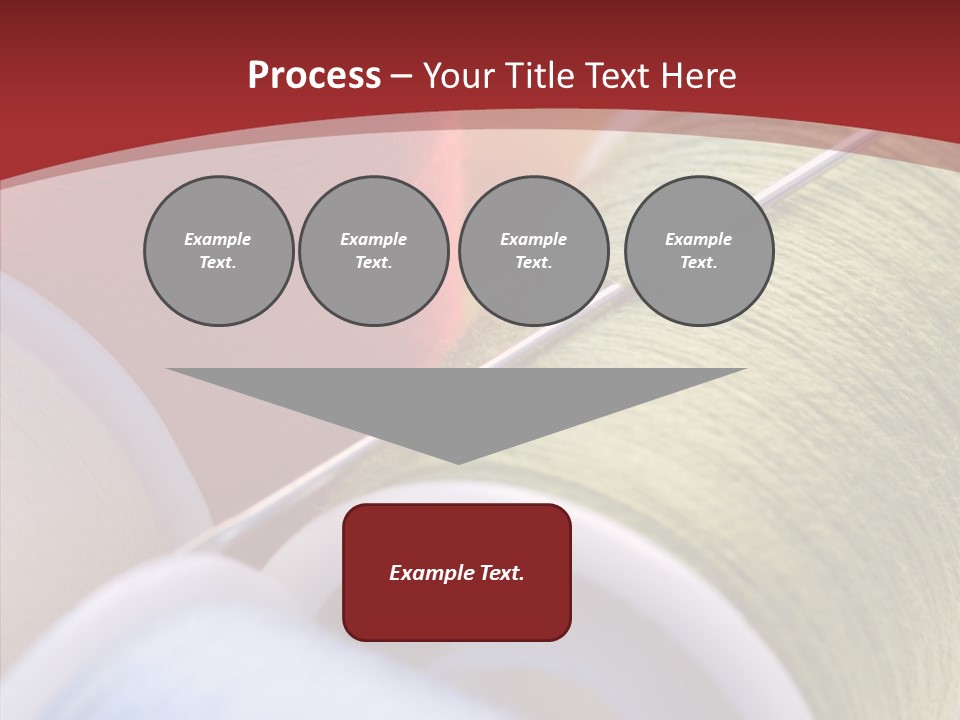 Yarn Fabric Abstract PowerPoint Template