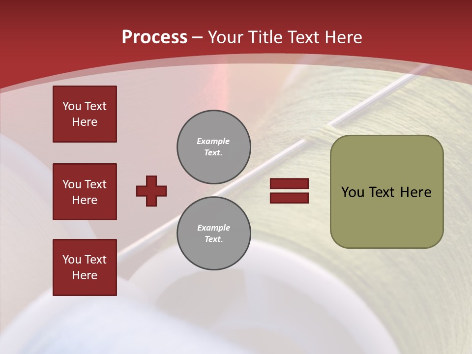 Yarn Fabric Abstract PowerPoint Template