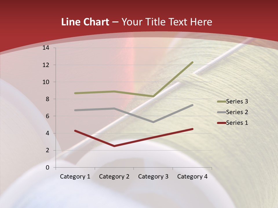 Yarn Fabric Abstract PowerPoint Template