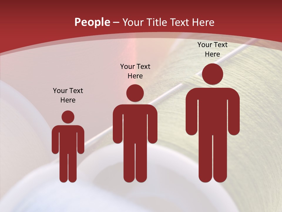 Yarn Fabric Abstract PowerPoint Template