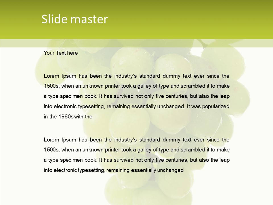 Closeup Water Combination PowerPoint Template