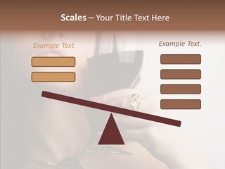 Portrait Of Beautiful Woman With Glass Red Wine PowerPoint Template
