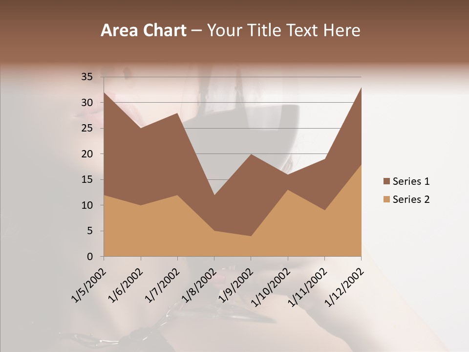 Portrait Of Beautiful Woman With Glass Red Wine PowerPoint Template