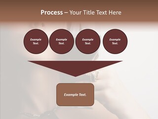 Portrait Of Beautiful Woman With Glass Red Wine PowerPoint Template