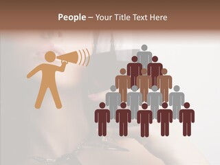 Portrait Of Beautiful Woman With Glass Red Wine PowerPoint Template