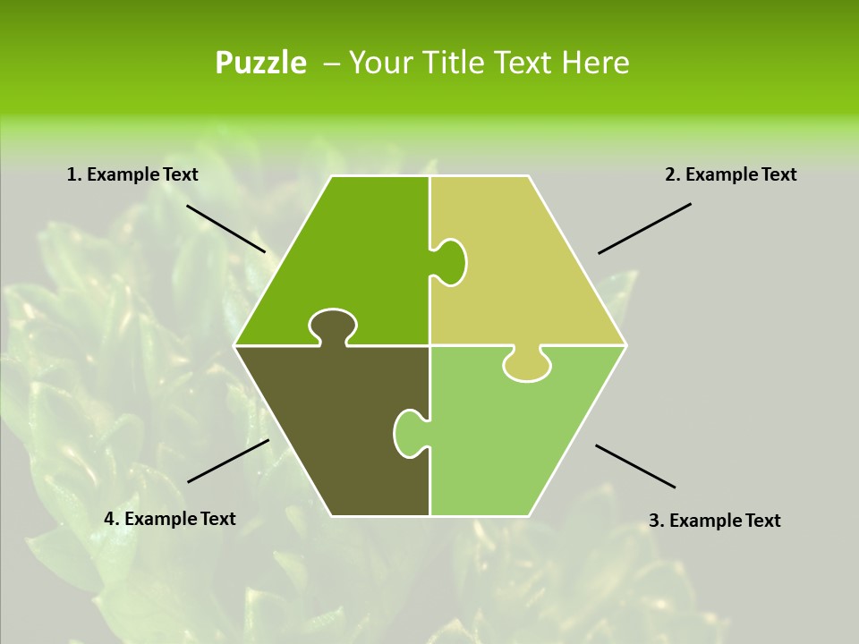 Close Leafy Harvest PowerPoint Template