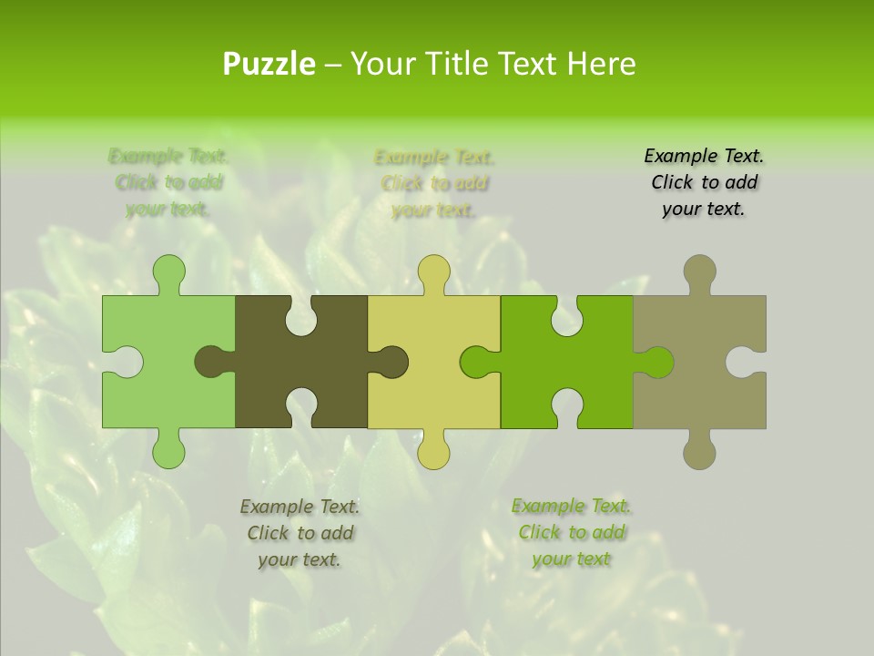 Close Leafy Harvest PowerPoint Template