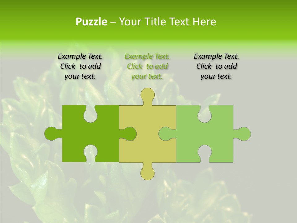 Close Leafy Harvest PowerPoint Template