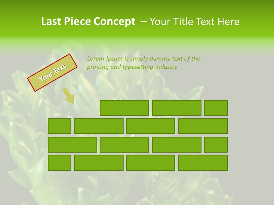 Close Leafy Harvest PowerPoint Template
