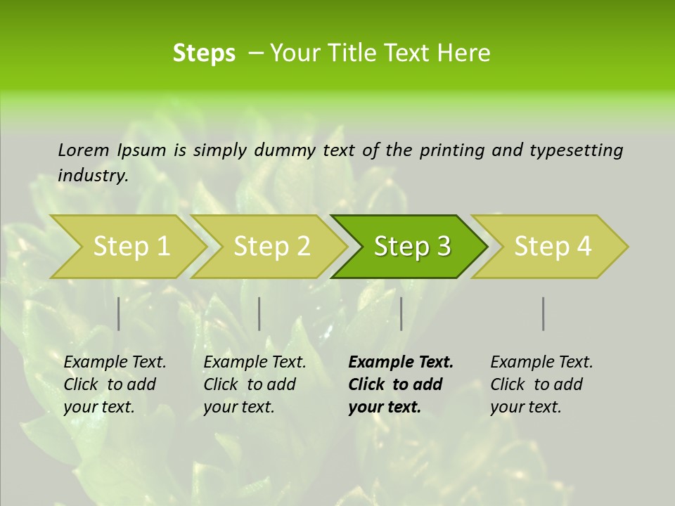 Close Leafy Harvest PowerPoint Template