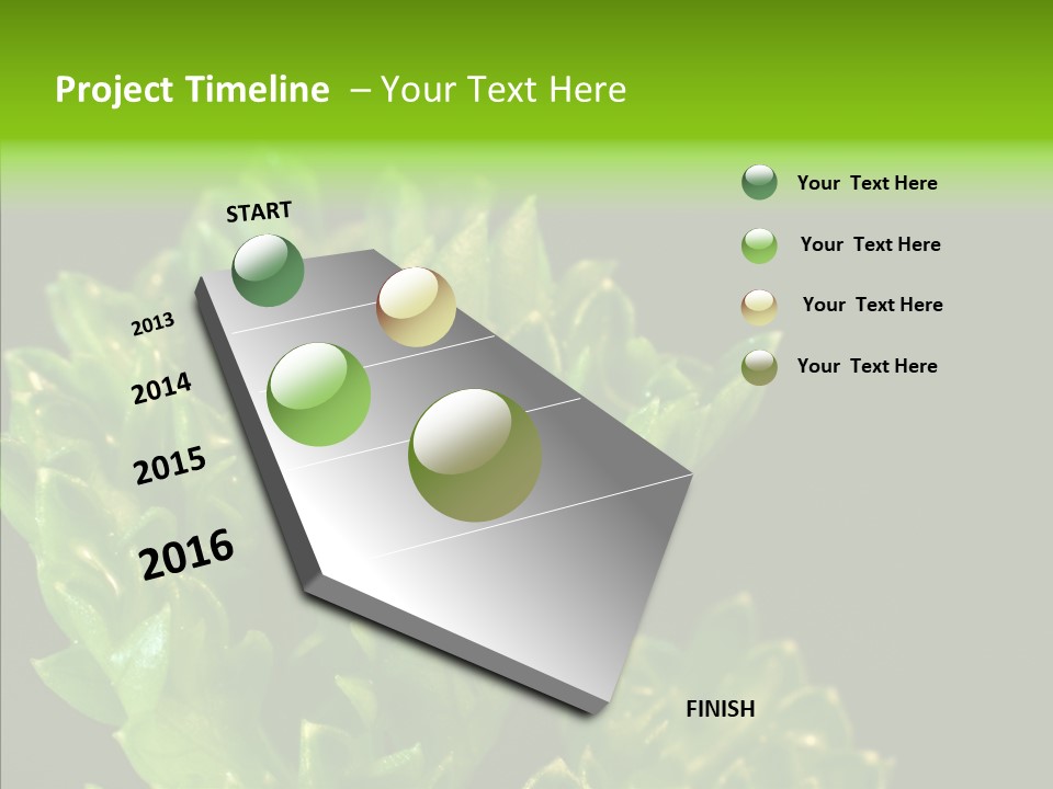 Close Leafy Harvest PowerPoint Template