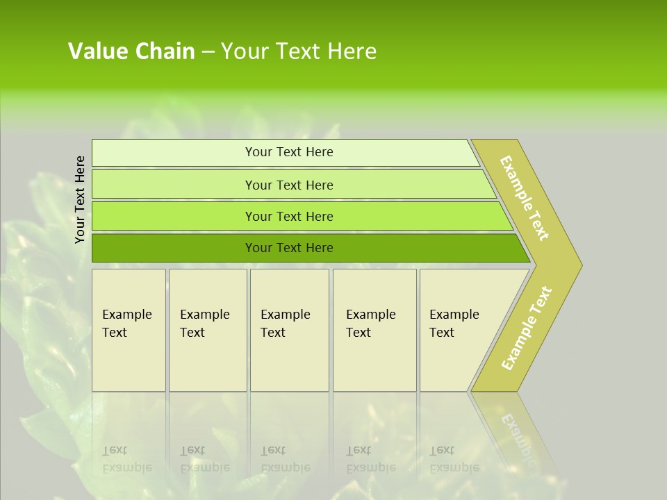 Close Leafy Harvest PowerPoint Template