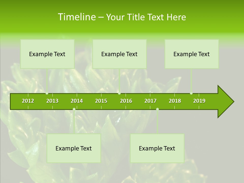 Close Leafy Harvest PowerPoint Template