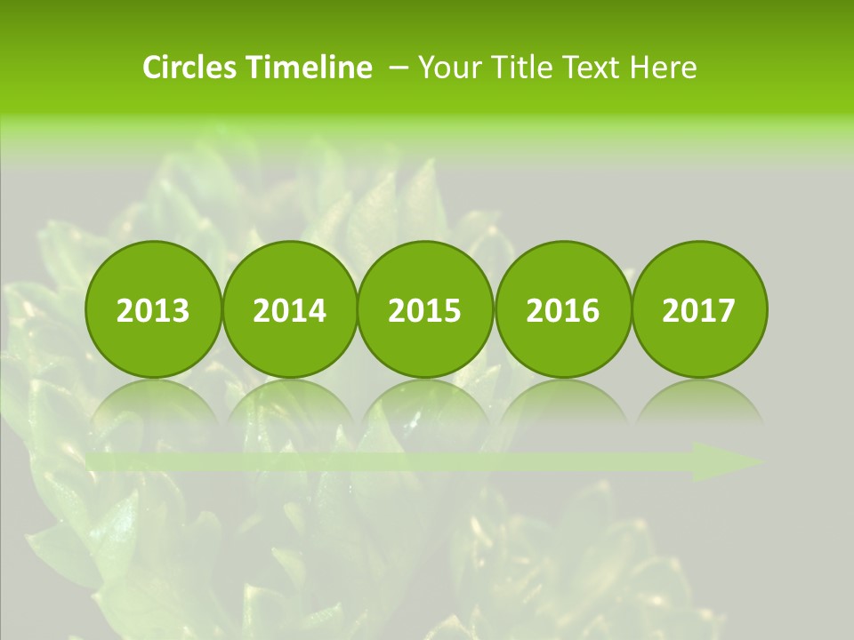 Close Leafy Harvest PowerPoint Template