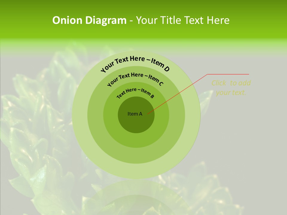 Close Leafy Harvest PowerPoint Template