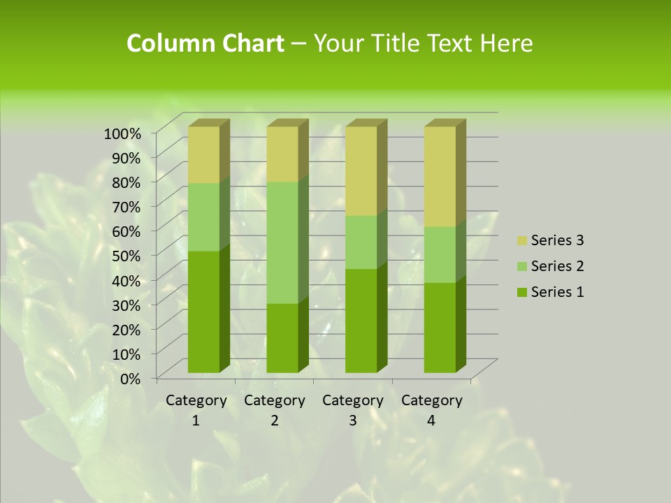 Close Leafy Harvest PowerPoint Template