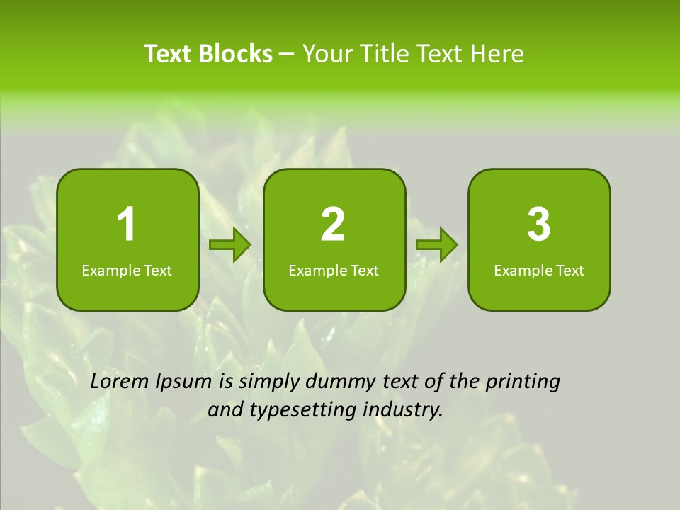 Close Leafy Harvest PowerPoint Template