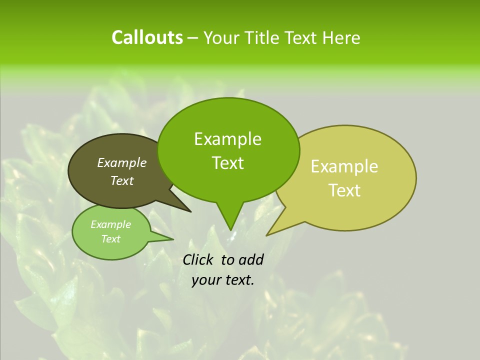 Close Leafy Harvest PowerPoint Template