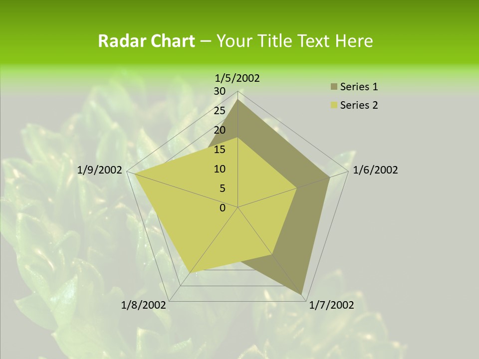 Close Leafy Harvest PowerPoint Template