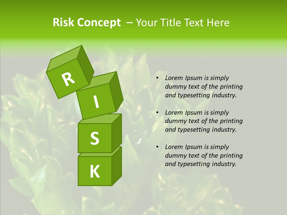 Close Leafy Harvest PowerPoint Template