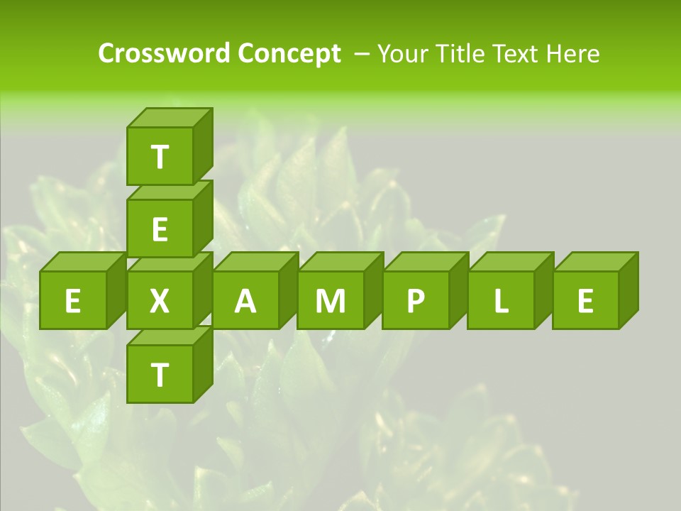Close Leafy Harvest PowerPoint Template