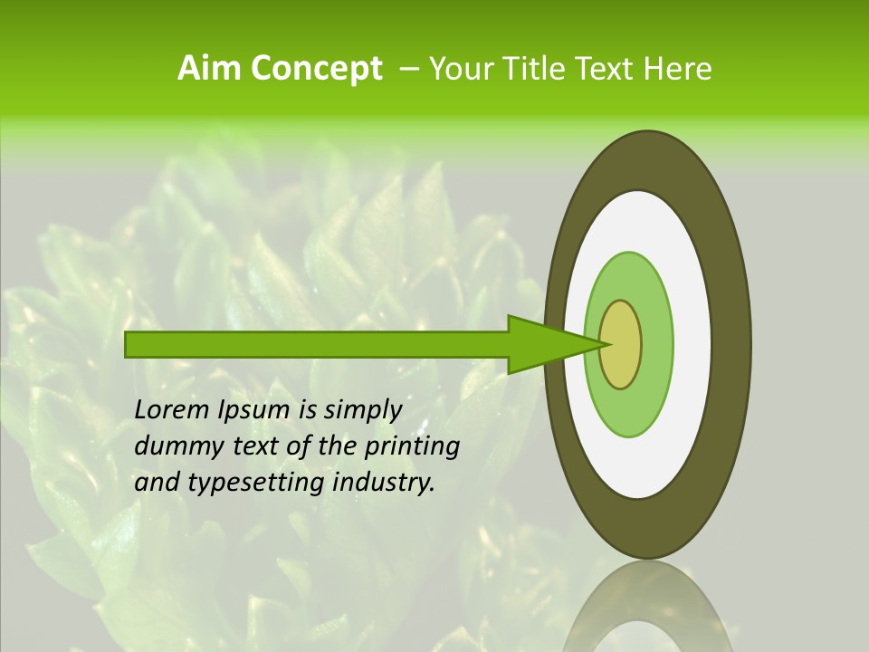 Close Leafy Harvest PowerPoint Template