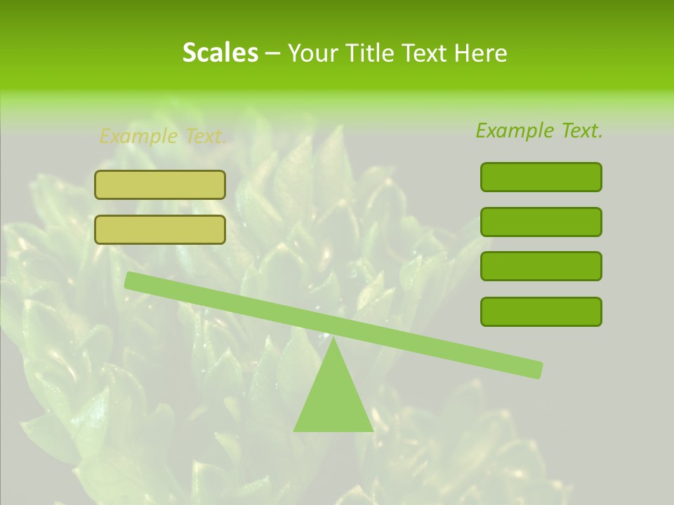 Close Leafy Harvest PowerPoint Template