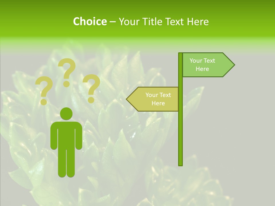 Close Leafy Harvest PowerPoint Template