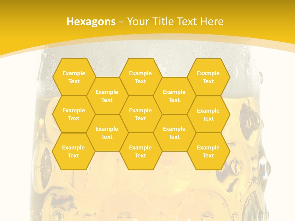 Background Drink Golden PowerPoint Template
